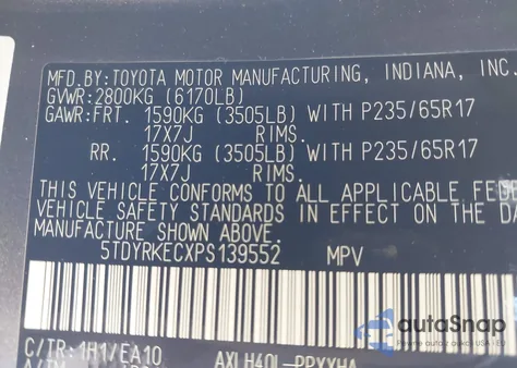 2023 Toyota Sienna Xle from USA, damaged, VIN 5TDYRKECXPS139552